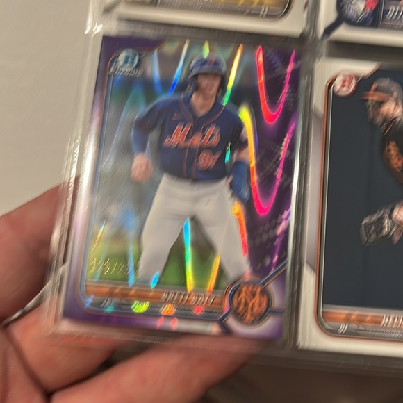 Binder with approx 40 card pages filled front in back at 18 cards per page - Picture 12 of 16